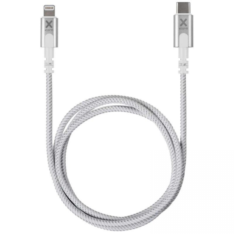 Cable USB Tipo-C Lightning Xtorm CX2030/ USB Tipo-C Macho - Lightning Macho/ 1m/ Blanco