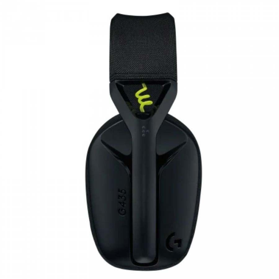 Auriculares Gaming con Micrófono Logitech G435/ Bluetooth/ Negro y Amarillo Fluorescente