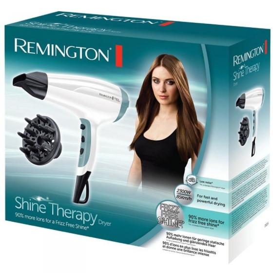 Secador Remington Shine Therapy D5216/ 2300W/ Blanco