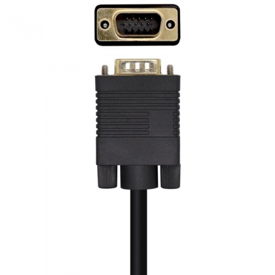 Cable Conversor Aisens A125-0462/ DisplayPort Macho - VGA Macho/ 3m/ Negro