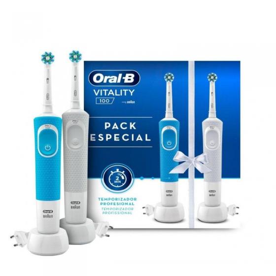 Cepillo Dental Braun Oral-B Vitality 100 Pack Especial Pack 2 uds
