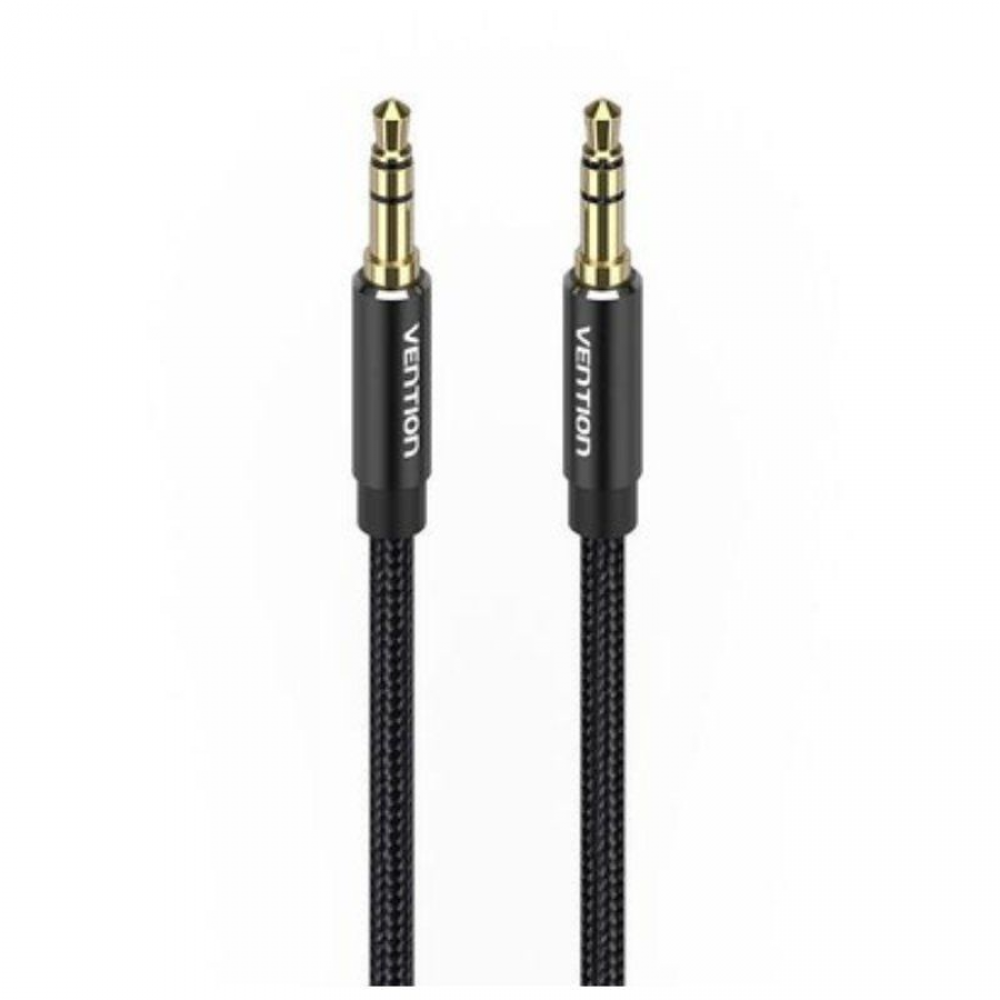 Cable Estéreo Vention BAWBD/ Jack 3.5 Macho - Jack 3.5 Macho/ 50cm/ Negro