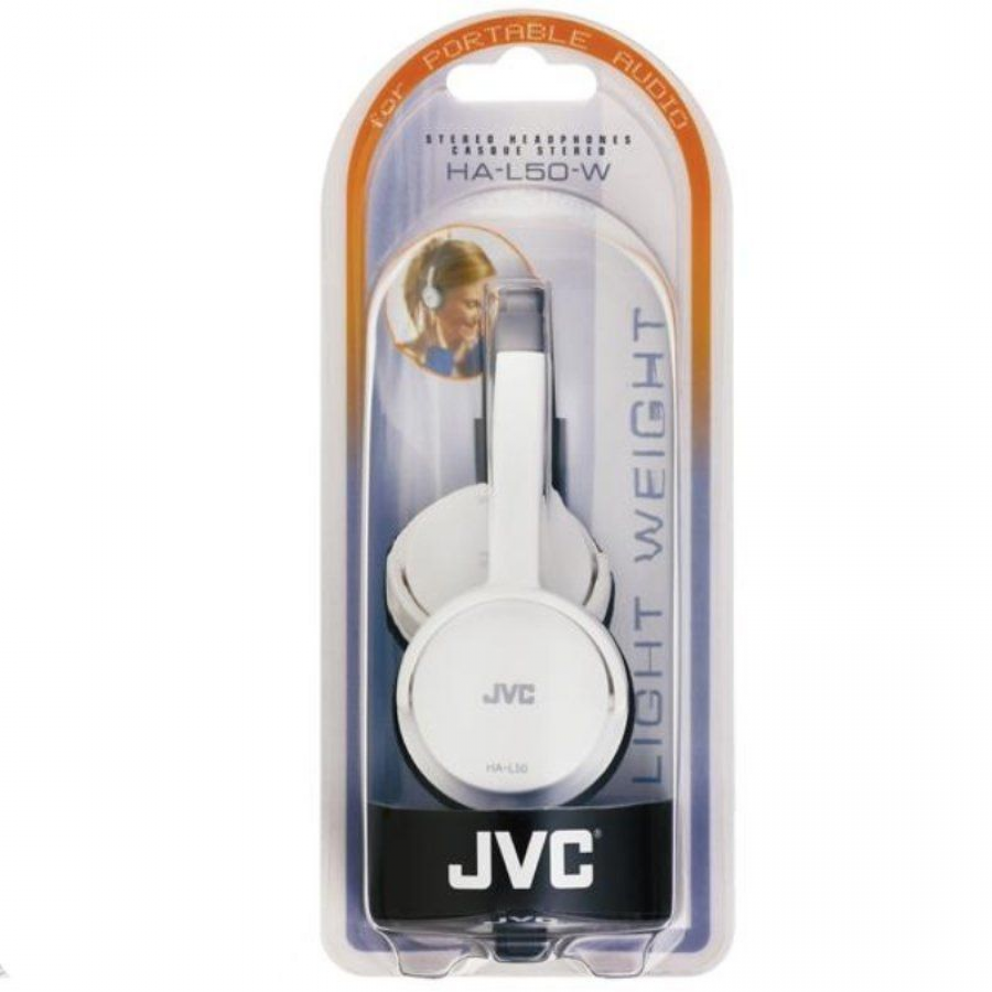 Auriculares JVC HA-L50/ Jack 3.5/ Blancos
