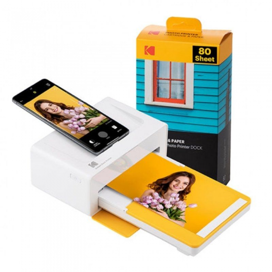 Impresora Portátil Fotográfica Kodak Dock Plus/ Tamaño Papel 4' x 6'