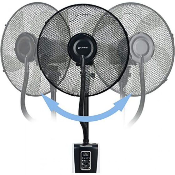 Ventilador Nebulizador Grunkel FAN-G16NEBUPRO/ 75W/ 5 Aspas 40cm/ 3 Velocidades