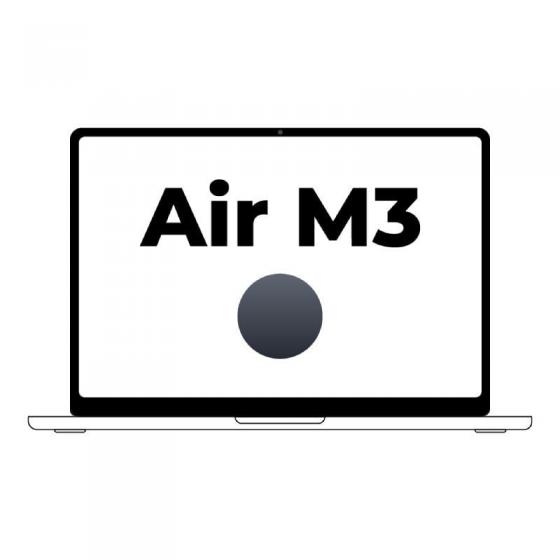Apple Macbook Air 15' / M3 8-Core CPU/ 16Gb/ 512Gb SSD/ 10-Core GPU/ Medianoche