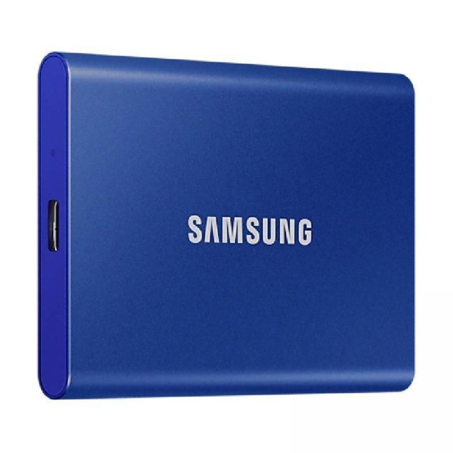 Disco Externo SSD Samsung Portable T7 2TB/ USB 3.2/ Azul - Imagen 1