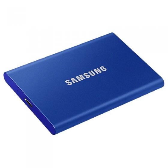 Disco Externo SSD Samsung Portable T7 500GB/ USB 3.2/ Azul