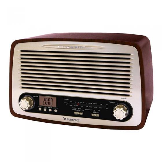Radio Vintage Sunstech RPR4000/ Madera