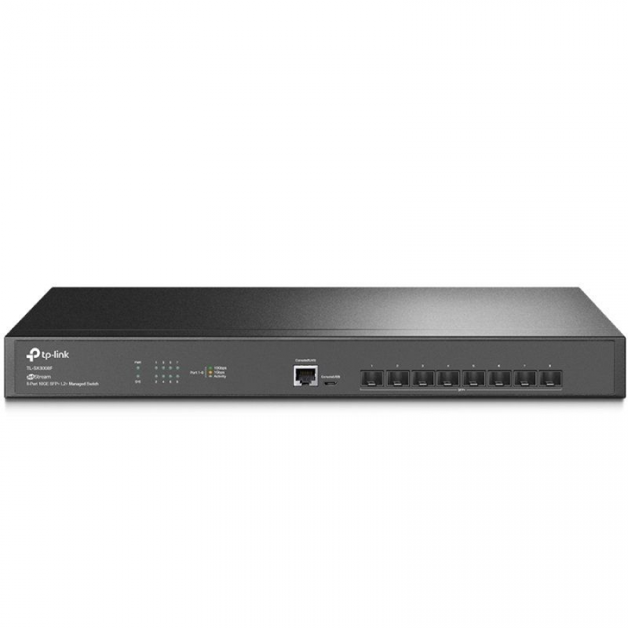 Switch Gestionable TP-Link Omada JetStream TL-SX3008F/ 8 Puertos/ SFP+ 10GE