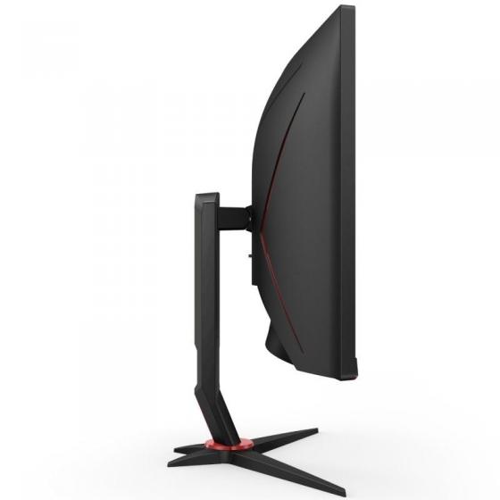 Monitor Gaming Ultraparonámico Curvo AOC CU34G2XP/BK 34'/ WQHD/ 1ms/ 180Hz/ VA/ Negro