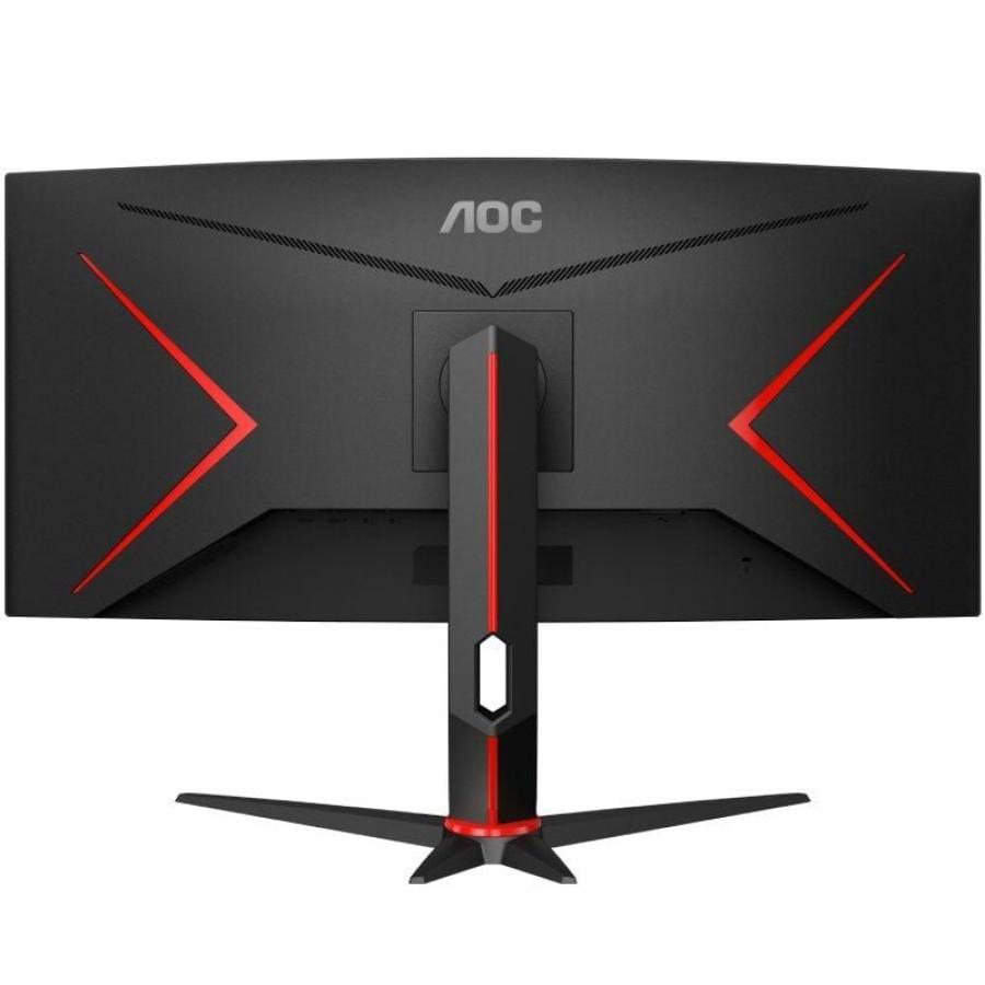 Monitor Gaming Ultraparonámico Curvo AOC CU34G2XP/BK 34'/ WQHD/ 1ms/ 180Hz/ VA/ Negro