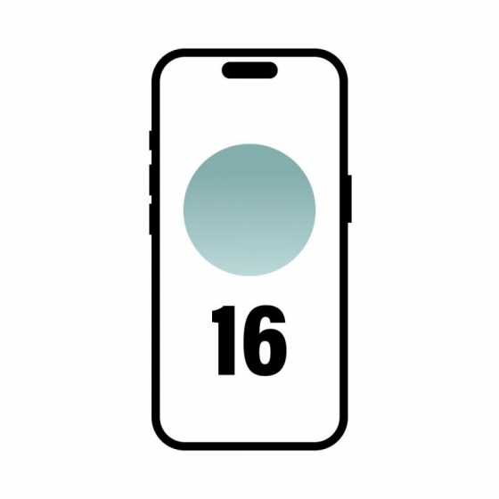 Smartphone Apple iPhone 16 128GB/ 6.1'/ 5G/ Verde Azulado