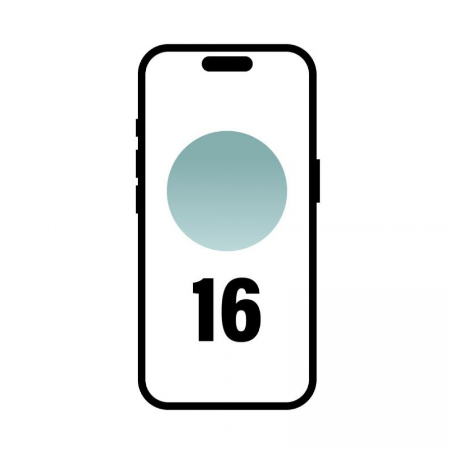 Smartphone Apple iPhone 16 128GB/ 6.1'/ 5G/ Verde Azulado