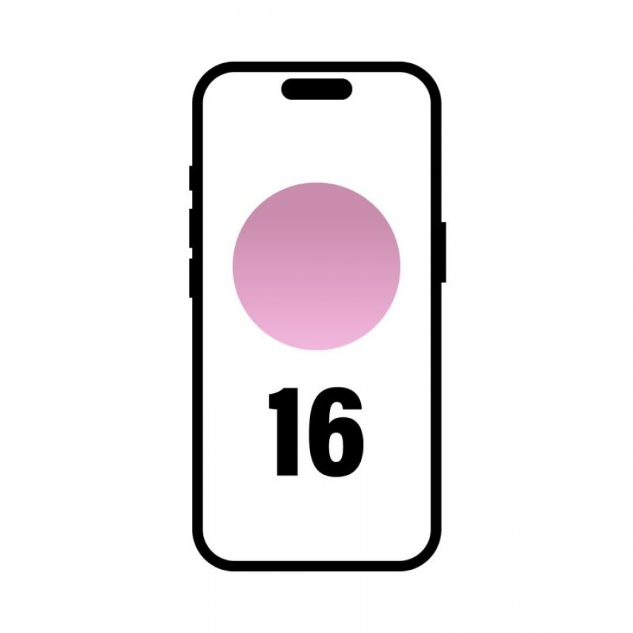 Smartphone Apple iPhone 16 128GB/ 6.1'/ 5G/ Rosa