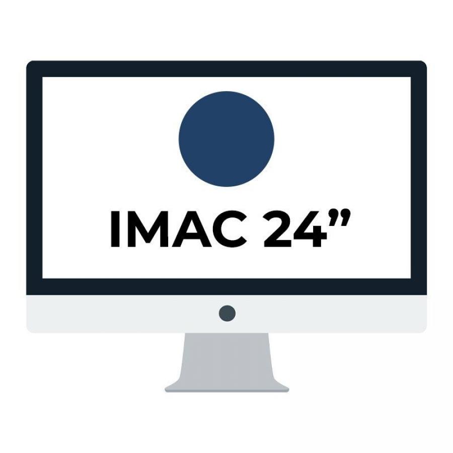 Apple iMac 24' Retina 4.5K/ Chip M1 CPU 8 Núcleos/ 8GB/ 256GB/ GPU 7 Núcleos / Azúl - Imagen 1
