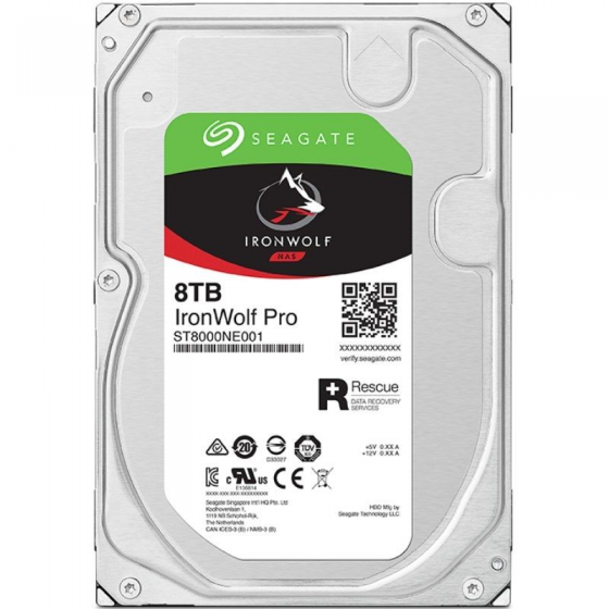 Disco Duro Seagate IronWolf Pro 8TB/ 3.5'/ SATA III/ 256MB