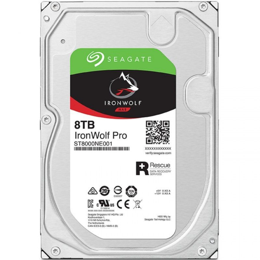 Disco Duro Seagate IronWolf Pro 8TB/ 3.5'/ SATA III/ 256MB