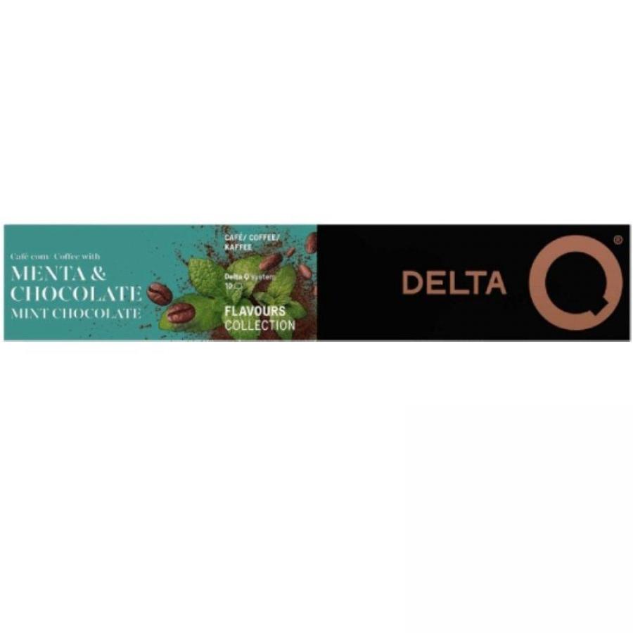 Cápsula Delta Menta y Chocolate para cafeteras Delta/ Caja de 10