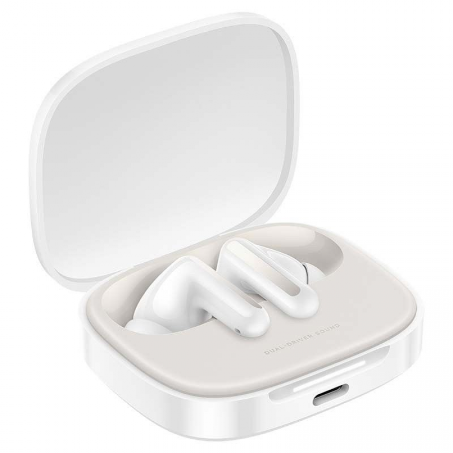 Auriculares Bluetooth Xiaomi Redmi Buds 6 con estuche de carga/ Autonomía 10h/ Blancos