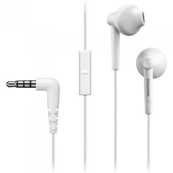 Auriculares Intrauditivos Panasonic RP-TCM55 con Micrófono Jack 3.5 Blancos