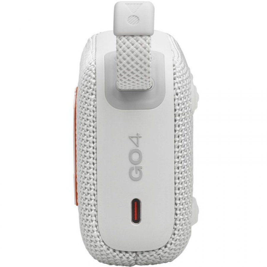 Altavoz con Bluetooth JBL GO 4/ 4.2W/ 1.0/ Blanco