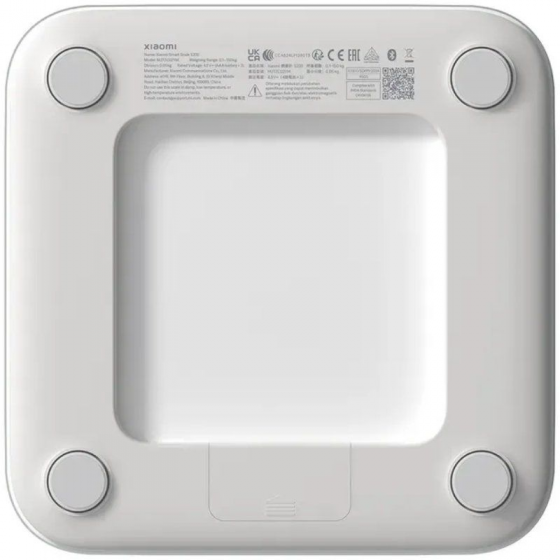 Báscula de Baño Xiaomi Smart Scale S200/ Hasta 150kg/ Blanca