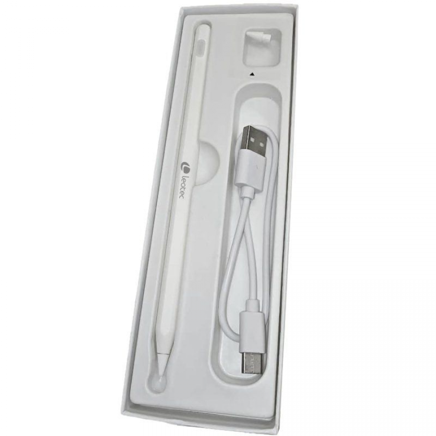 Lápiz Electrónico Leotec LESTP06W Stylus ePen UltraTouch para Android, IOS y Windows/ Blanco