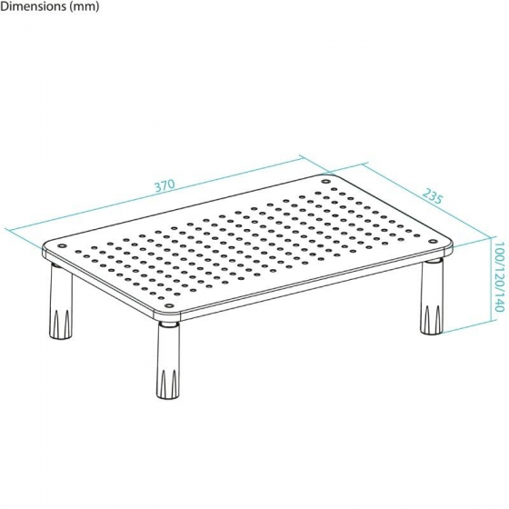 Soporte para Monitor TooQ TQMR086/ hasta 20kg