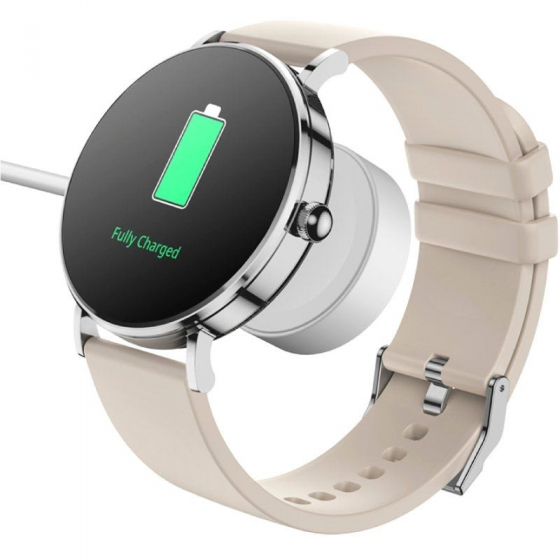 Smartwatch SPC Smartee Duo Velvet 9656B/ Notificaciones/ Frecuencia Cardíaca/ Blanco