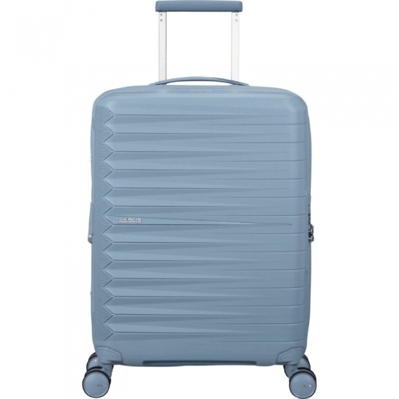 Maleta de Cabina American Tourister FastForward Spinner Expansible 55cm/ 55x40x23cm/ 4 Ruedas/ Azul