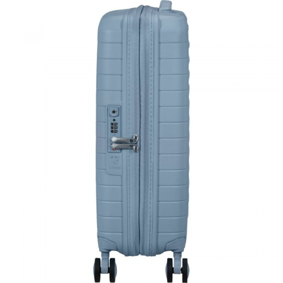 Maleta de Cabina American Tourister FastForward Spinner Expansible 55cm/ 55x40x23cm/ 4 Ruedas/ Azul