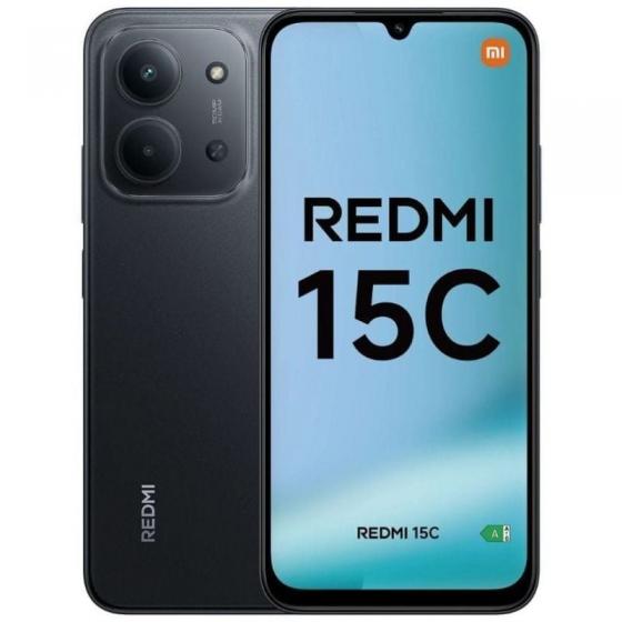 Smartphone Xiaomi Redmi 15C 4GB/ 128GB/ 6.9'/ Negro