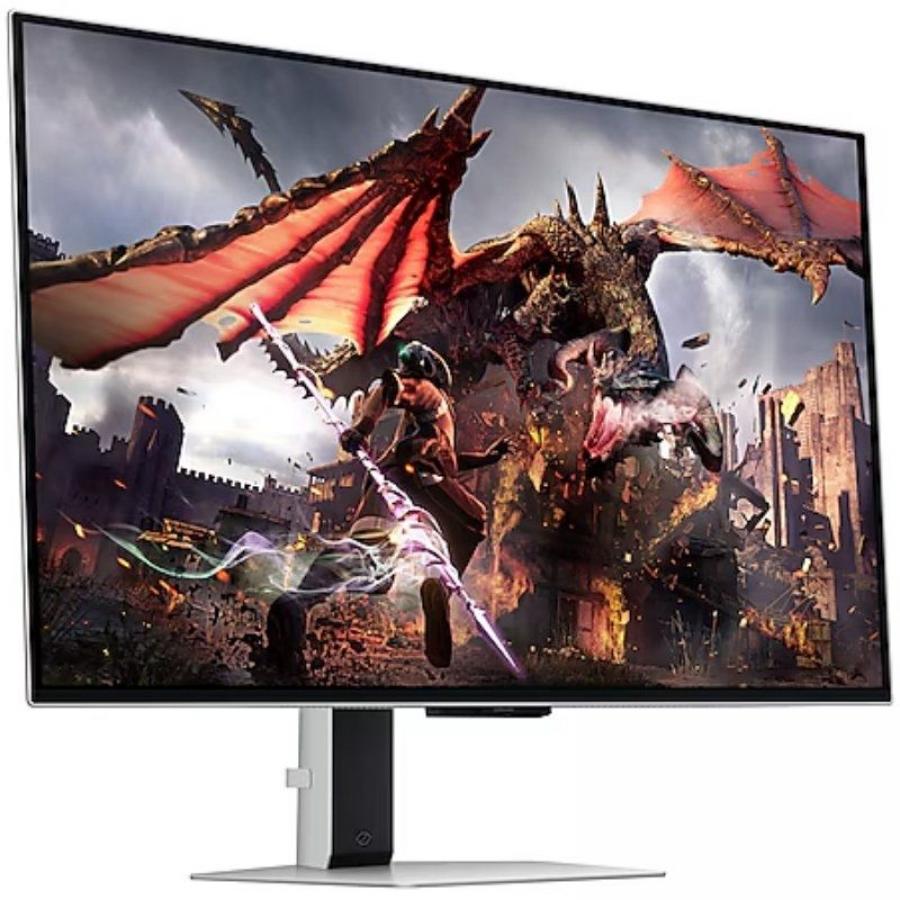 Smart Monitor Gaming Samsung Odyssey OLED G8 S32DG800SU 32'/ 4K/ 0.03ms/ 240Hz/ Multimedia/ Regulable en Altura/ Plata