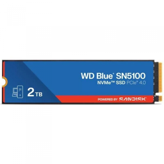 Disco SSD Sandisk WD Blue SN5100 2TB/ M.2 2280 PCIe NVMe/ Full Capacity