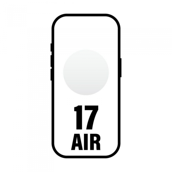 Smartphone Apple iPhone 17 Air/ 256GB/ 6.5'/ Blanco Nube