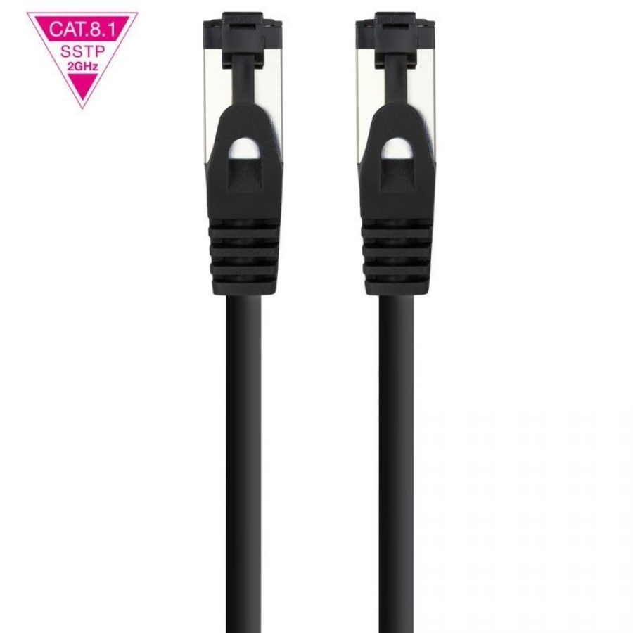Cable de Red RJ45 SSTP Nanocable 10.20.2005-BK Cat.8.1/ 5m/ Negro