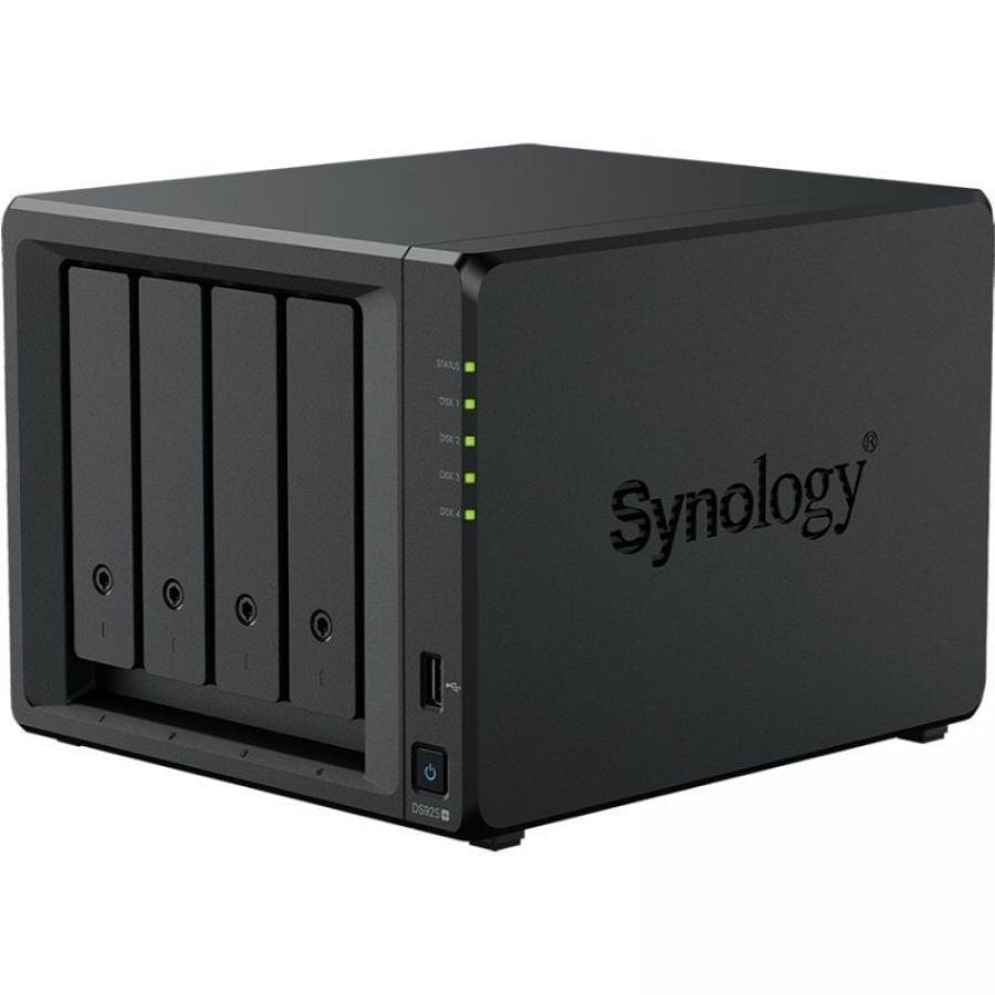 NAS Synology Diskstation DS925+/ 4 Bahías 3.5'- 2.5'/ 8GB DDR4/ 16TB/ Formato Torre