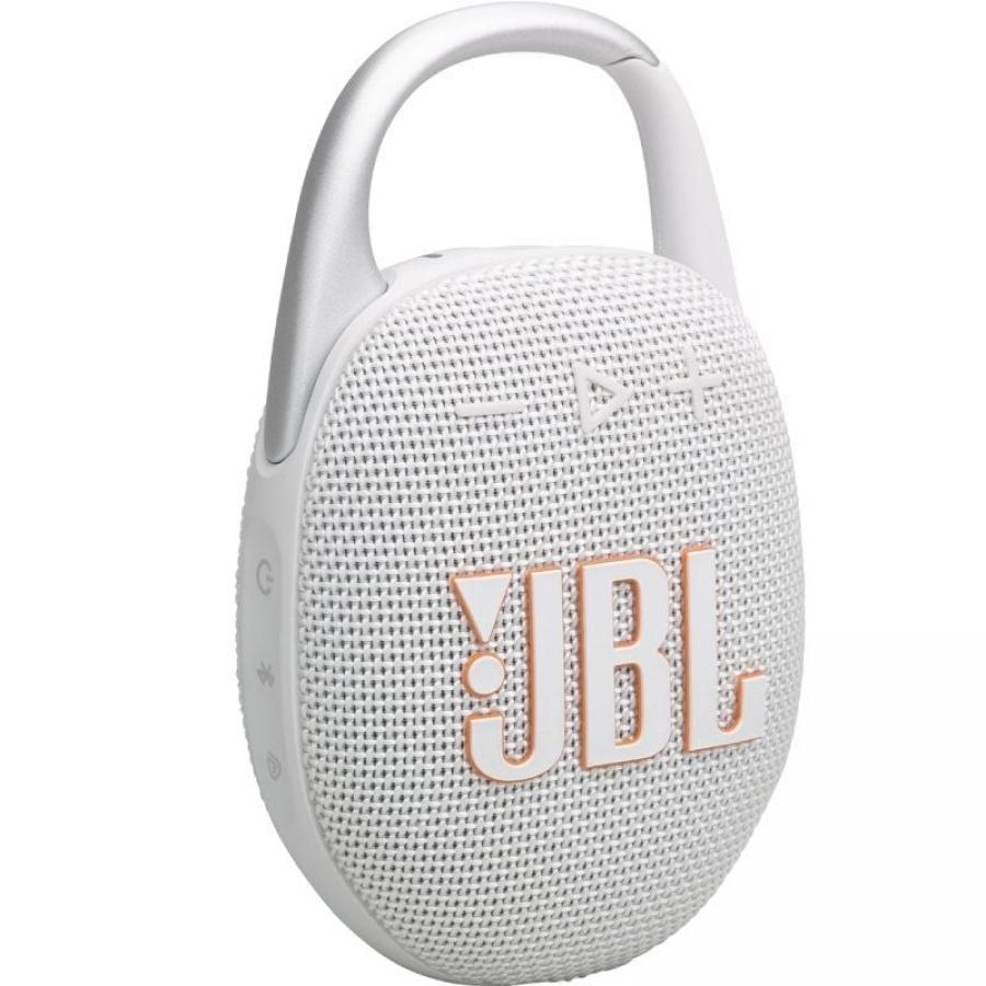 Altavoz con Bluetooth JBL Clip 5/ 7W/ 1.0/ Blanco