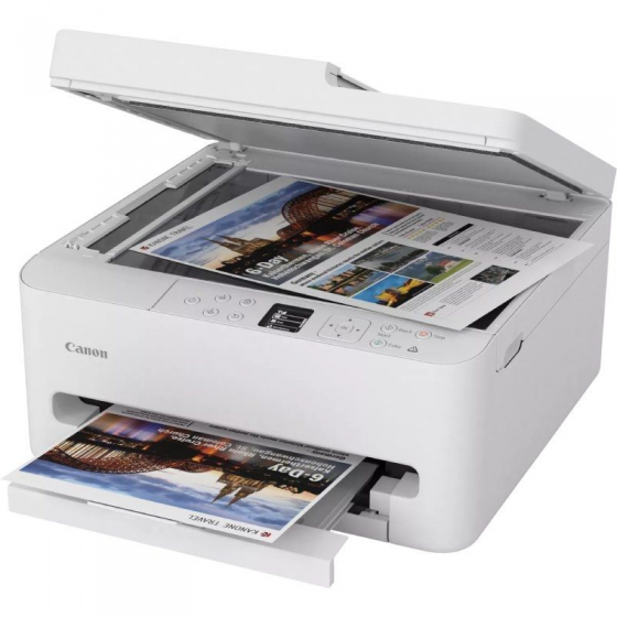 Multifunción Canon PIXMA TS7550i WiFi/ Dúplex/ Blanca