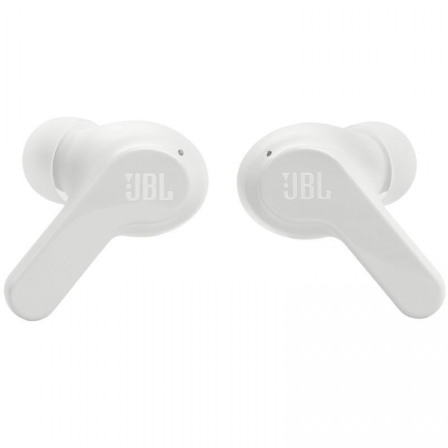 Auriculares Bluetooth JBL Wave Beam con estuche de carga/ Autonomía 8h/ Blanco