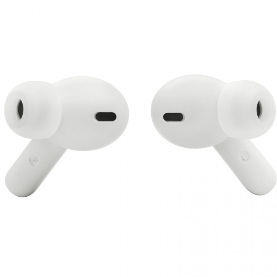 Auriculares Bluetooth JBL Wave Beam con estuche de carga/ Autonomía 8h/ Blanco