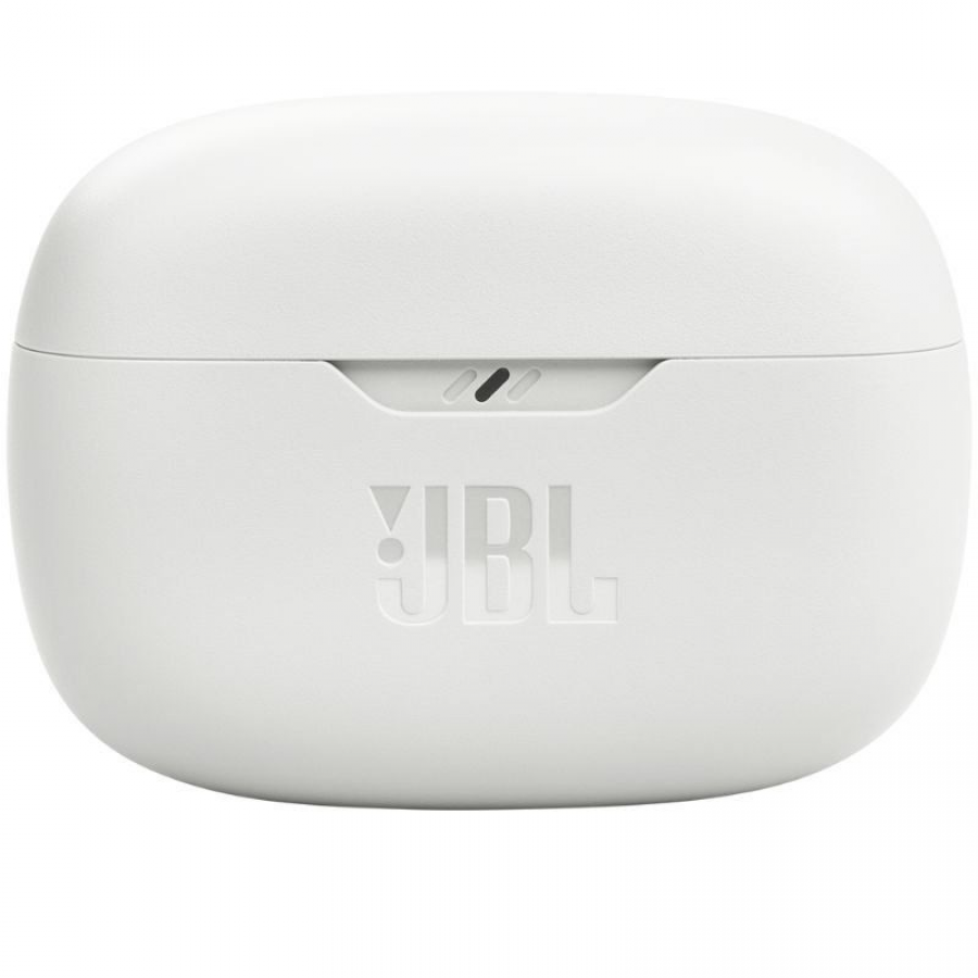 Auriculares Bluetooth JBL Wave Beam con estuche de carga/ Autonomía 8h/ Blanco