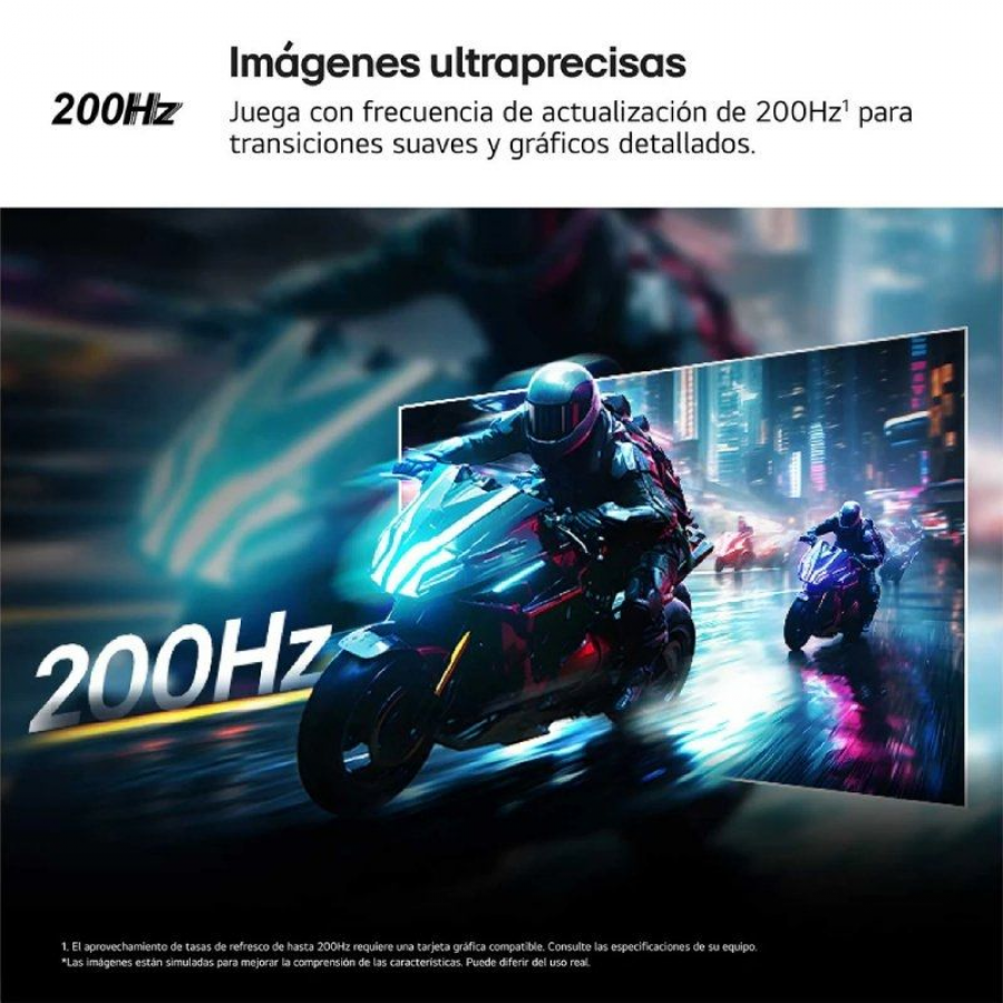 Monitor Gaming LG UltraGear 27G610A-B 27'/ QHD/ 1ms/ 200Hz/ IPS/ Regulable en Altura/ Negro