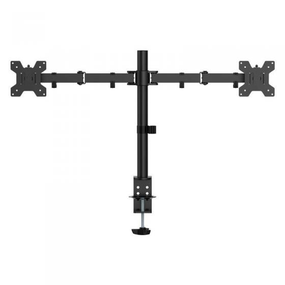 Soporte de Mesa para 2 Monitores Aisens DT32TSR-279/ Giratorio/ Inclinable/ hasta 10kg