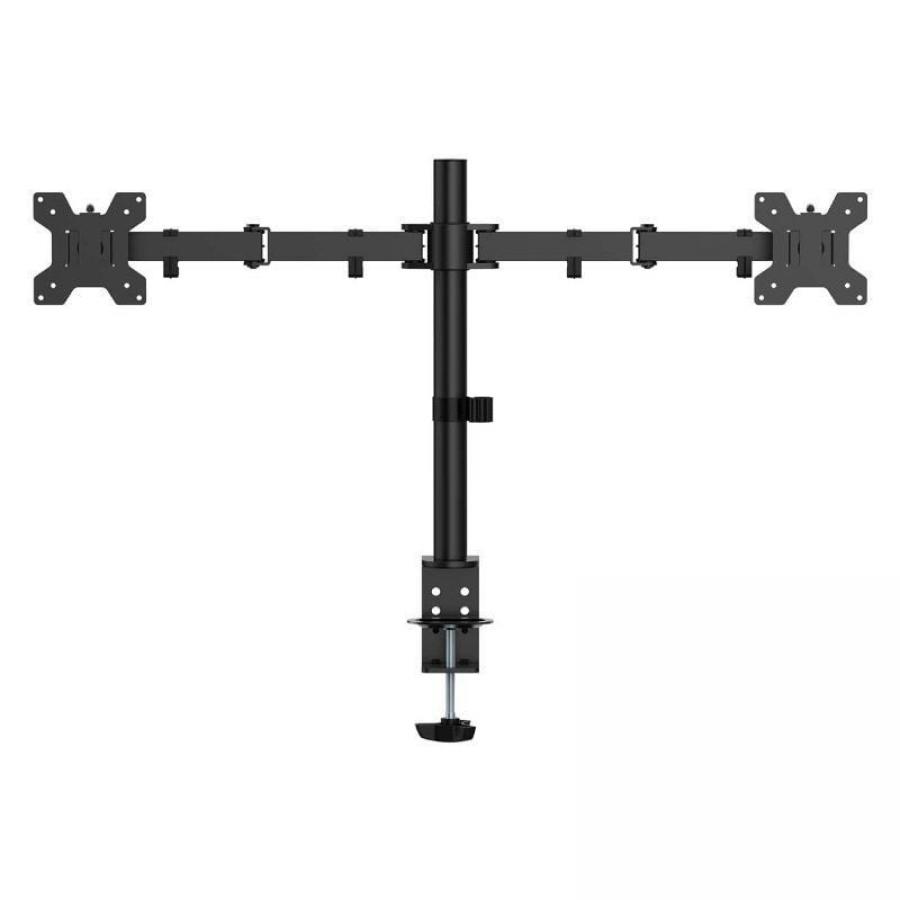 Soporte de Mesa para 2 Monitores Aisens DT32TSR-279/ Giratorio/ Inclinable/ hasta 10kg
