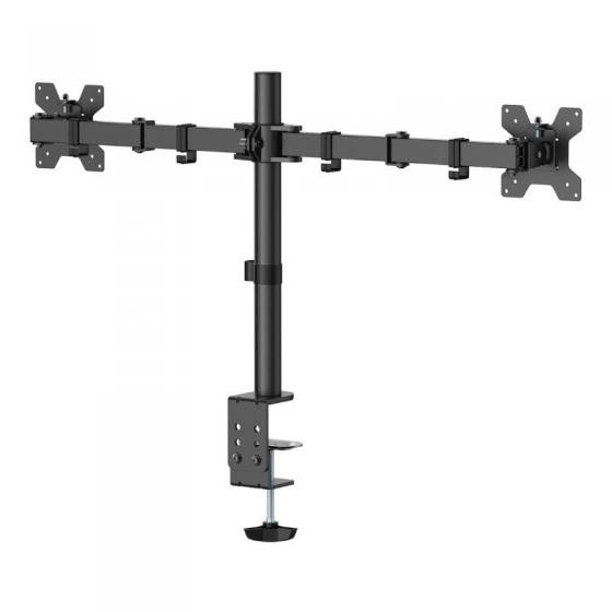 Soporte de Mesa para 2 Monitores Aisens DT32TSR-279/ Giratorio/ Inclinable/ hasta 10kg