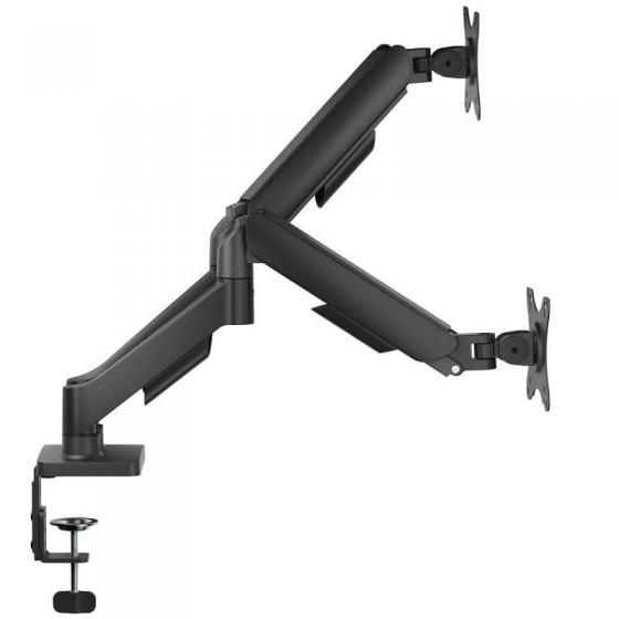 Soporte de Mesa con Contrapeso para 2 Monitores Aisens DT32TSR-357/ Giratorio/ Inclinable/ hasta 9kg