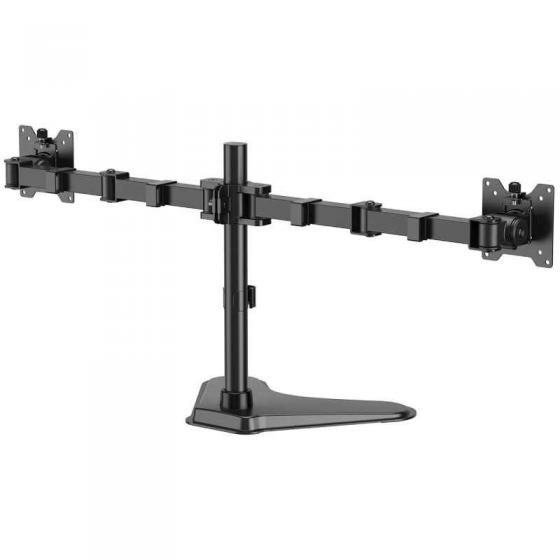 Soporte de Sobremesa para 2 Monitores Aisens DT35TSR-361/ Giratorio/ Inclinable/ hasta 20kg