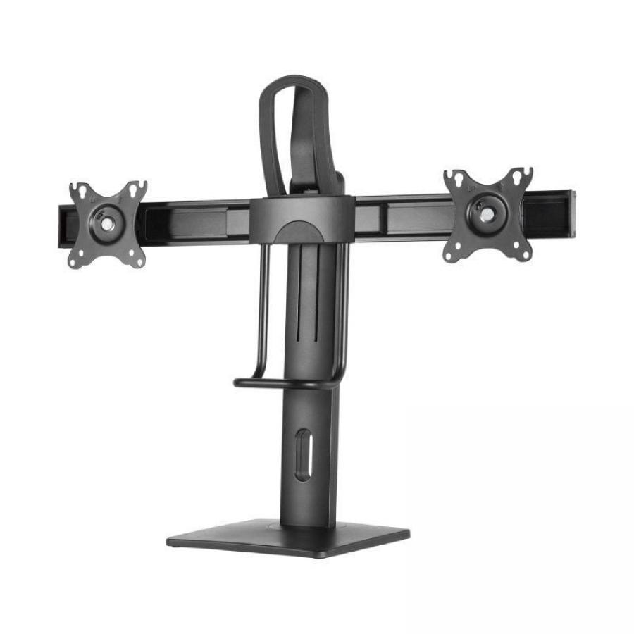 Soporte de Sobremesa con Contrapeso para 2 Monitores Aisens DT27TSR-065/ Giratorio/ Inclinable/ hasta 6kg